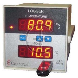 Humidity and Temperature Logger Using USB Flash Pen Drive