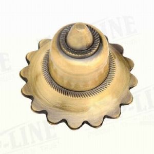 Brass Flower Domes