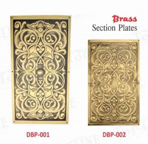 Decorative Brass Door Section Plate