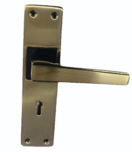 Iron Mortice Door Handle Set