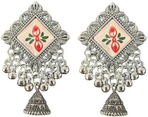 Oxidized Mirror Earring