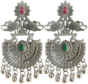 Oxidized Mirror Earring