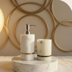 Premium Marble Bathroom Set