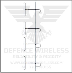 136-174 Mhz Double Stacked Dipole Array Antenna