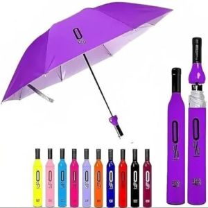 Manual Double Fold Bottle Umbrella