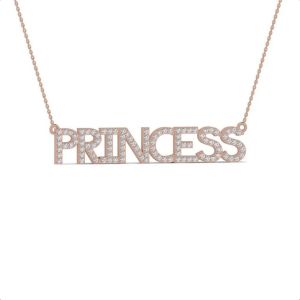 Diamond Name Pendant