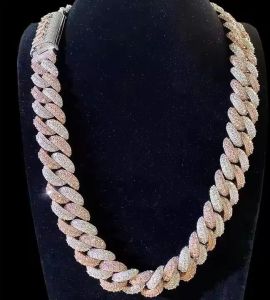 18mm Vss Moissanite Diamond Cuban Chain