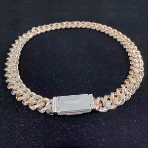 18mm Vss Moissanite Diamond Cuban Chain