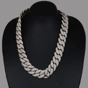 925 Sterling Silver 22-Inch Hip Hop Cuban Chain