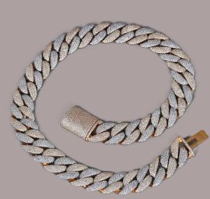 925 Sterling Silver 22-Inch Hip Hop Cuban Chain