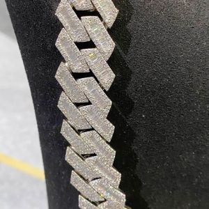 925 Sterling Silver Hip Hop Style Cuban Chain