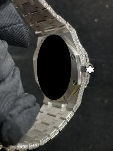Fully Iced Moissanite Diamond Fully Automatic Watch
