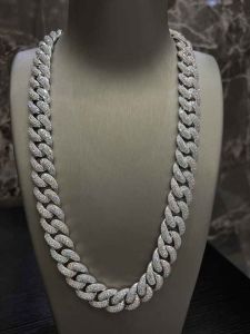 VVS1 Moissanite Diamond Cuban Link Chain