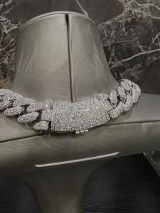 VVS1 Moissanite Diamond Cuban Link Chain