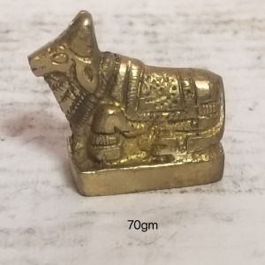 Pure Brass Nandi Statue