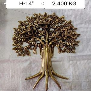 Brass Kalpavriksha Tree Statue