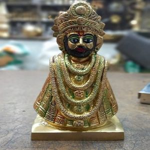 Brass Khatu Shyam Ji Statue