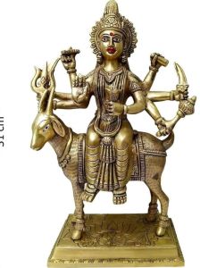Brass Meldi Mata Statue