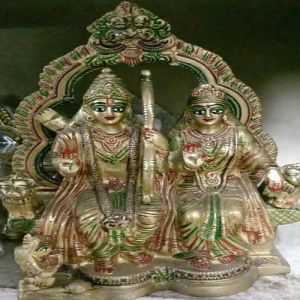 Brass Sita RAM Statue