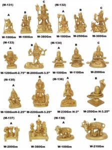 Solid Brass Hindu God Decorative Statue