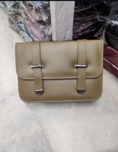 Classic Khaki Ladies Shoulder Bag