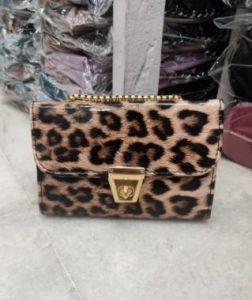 Small Leopard Print Handbag