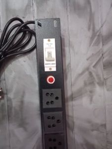 6 Socket 6 AMP Power Distribution Unit Pdu With MCB