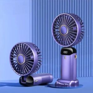 Plastic LED Digital Display Mini Fan