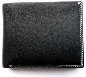 Men Black Leather Wallet