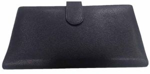Plain Female Black Ladies Leather Wallet
