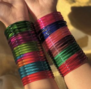 Multicolor Glossy Bangles