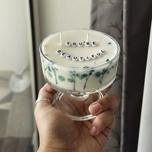 Jar Soy Wax Secret Message Candle