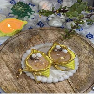 Soy Wax Sea Shell Shankh Candle