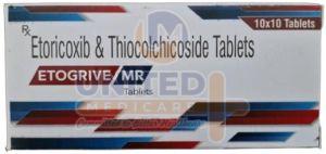 Etoricoxib and Thiocolchicoside Tablets