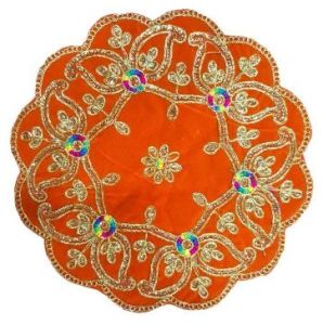 Flower Shaped Velvet Aasan