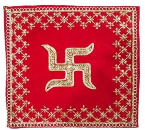 Swastik Velvet Aasan