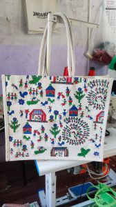 Printed Canvas Shopping Bag