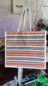 Printed Canvas Shopping Bag