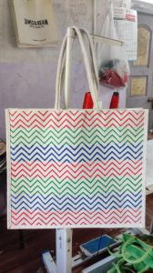 Printed Canvas Shopping Bag