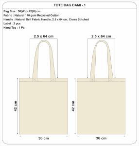 Loop Handle Cotton Bags