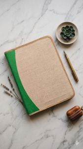 Organic Jute File Folder Bag