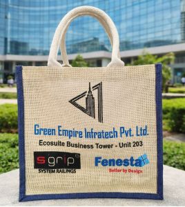 Printed Jute Promotional Bags