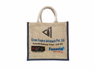Printed Jute Promotional Bags