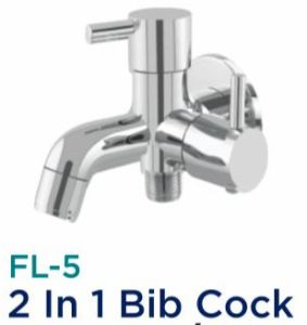 FL-05 Brass Dual Outlet Bib Cock