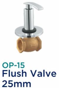 OP-15 Brass Concealed Flush Valve