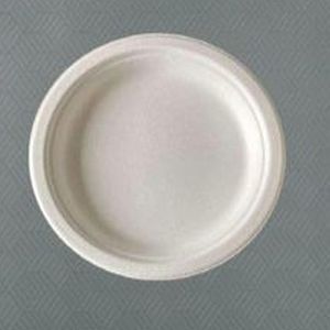 7 Inch Round Bagasse Plate
