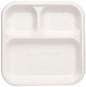 Bagasse 3CP Square Plate