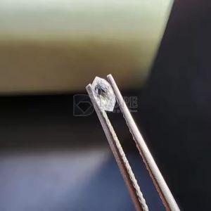 0.105 Carat Briolette Marquise Lab Grown Diamond