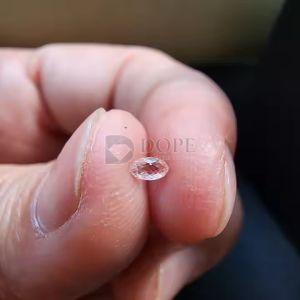 0.105 Carat Briolette Marquise Lab Grown Diamond