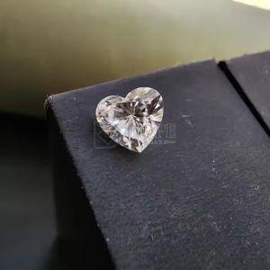 0.87 Carat White Heart Shape CVD Diamond